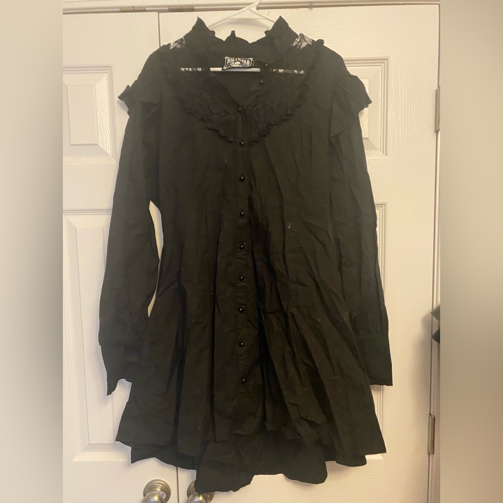 Killstar Lace Dress Shirt